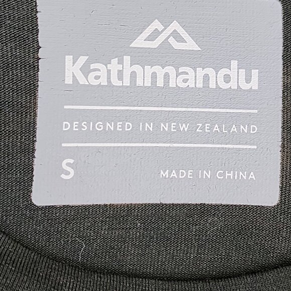 Kathmandu Dark Green 82% Merino Wool Baselayer Long Sleeve - Picture 5 of 7